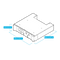 VICI DBS PAG PLUS 250 FID STATION IDROGENO PLUS DISEGNO GENERATORE D'ARIA ZERO CON DIMENSIONI