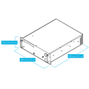 VICI DBS GC Plus Rack Air Generator Line Drawing Dimensions 