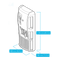 WHISPER DISEGNO LINEARE DEL GENERATORE DI AZOTO IBRIDO 0-120 CON DIMENSIONI
